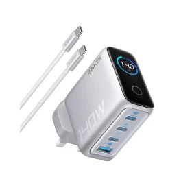 Anker 4-Port Wall Charger 140W (B2697K41) – Silver