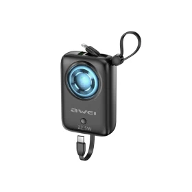 Awei P23K Mini Power Bank 10000mAh – Black