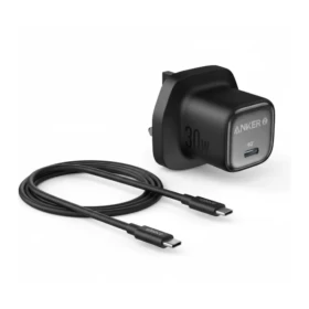 Anker Zolo Charger 30W With 1m USB-C Cable – Black
