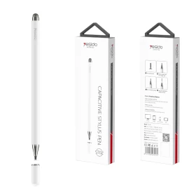 YESIDO ST02 Dual-Tip Passive Stylus Pen for Touchscreens – White