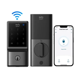 Eufy Smart Lock C210 Wi-Fi 5-in-1 Keyless Entry (T8502111) – Black