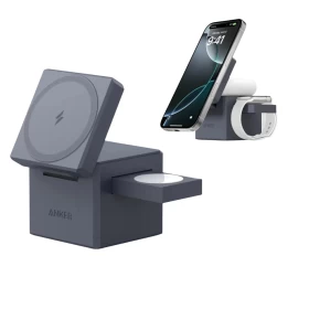 Anker 3-in-1 Cube with MagSafe Wireless Charger (Y1811KA1) – Gray