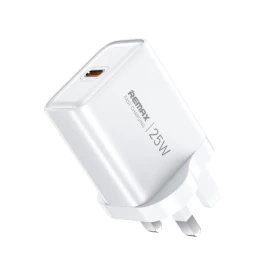 REMAX RP-U137 Kiddy Series 25W USB-C PD Fast Charger (UK) – White