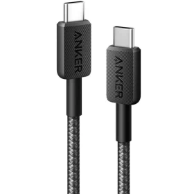 Anker 322 USB-C to USB-C Braided Fast Charging Cable (3ft / 0.9m) – Black